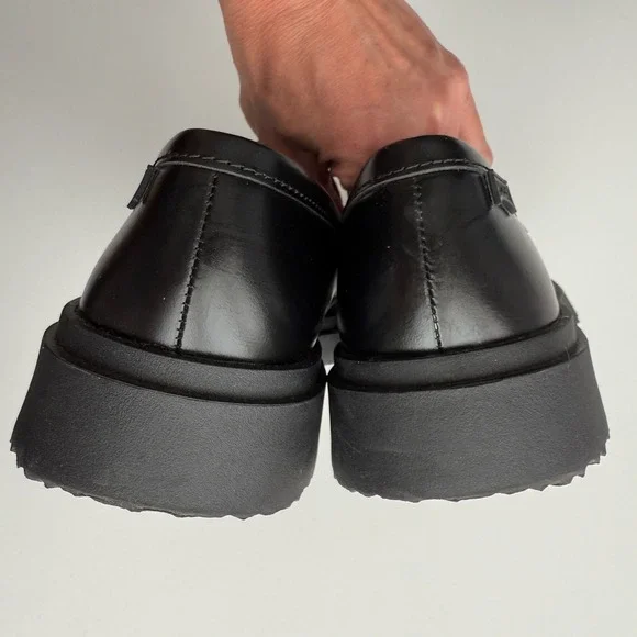 Camper NWOB Walden Twins Red White Black Slip On Chunky Penny Loafers EU 40 US 9 - Picture 5 of 8